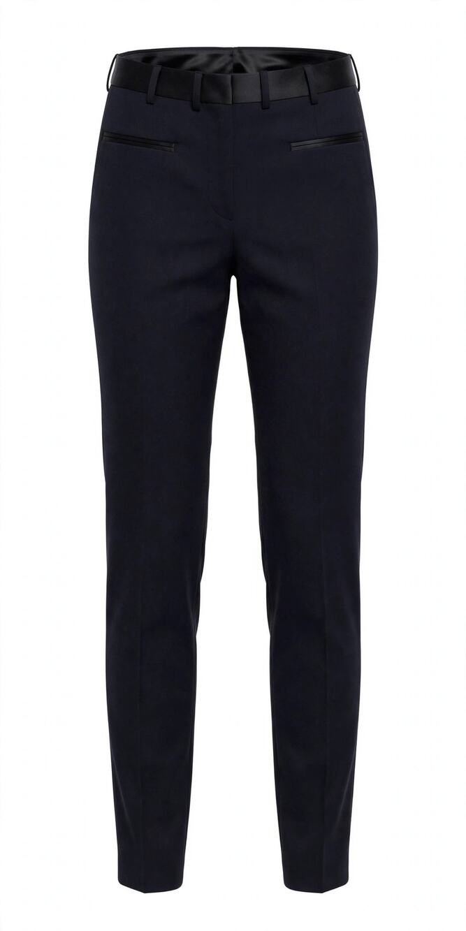 rag & bone Women's Navy Tailored Tuxedo Trousers Size 8